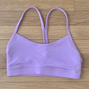 Lululemon Flow Y Bra in Quicksand
